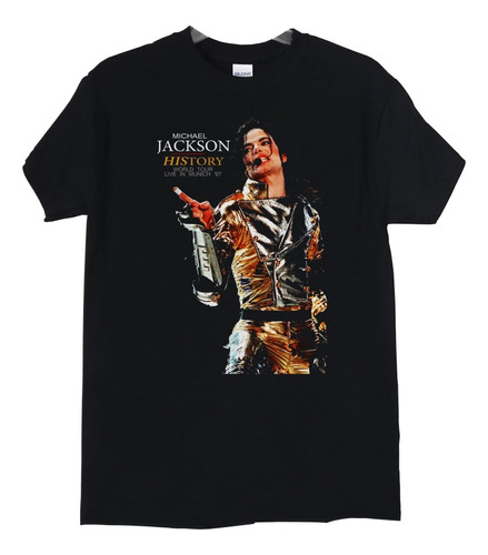 Polera Michael Jackson History Tour Munich 87 Pop Abominatro