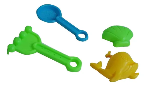 Set Juego Juguete Playa Para Niños Molino De Arena