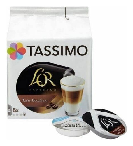 Cápsulas De Café Latte Macchiato 8 Porciones Tassimo L Or