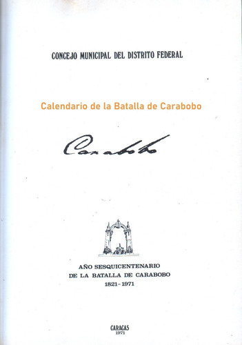 Calendario Historico De La Batalla De Carabobo