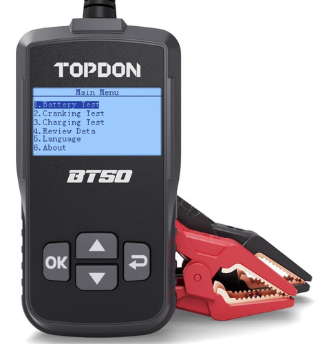 Topdon Bt50 - Probador De Batera De Automvil De 12 V, Topdon