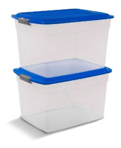 Caja Plástica Col Box De 34 Lts. Colombraro 2 Unidades
