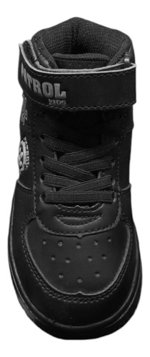 Tenis De Bota Pal Patrol Kids Infantiles Boche Velcro Resorte Resistentes Comodos Ligeros
