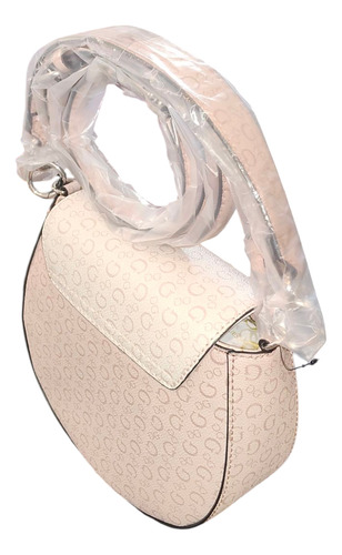 Bolsa Rosa Domo Guess Rosa Claro Lisa Níquel Rosa Claro