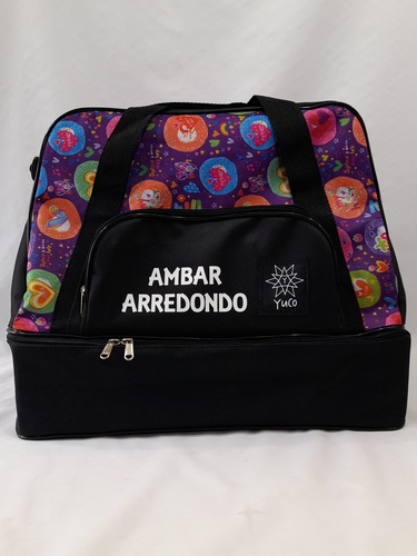 Imagen 3 de 9 de Bolso Cajon P/patin Artistico Estampado (opc Personalizable)