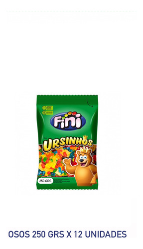 Gomitas Fini Sabores 250 Grs X 12 Unidades Solo Envio