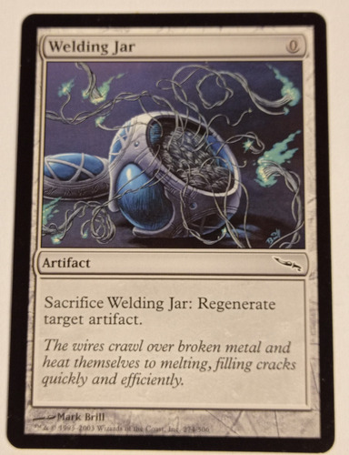 Carta Magic Welding Jar [mirrodin] Mtg Artifact