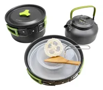 Comprar Marmita Set De Cocina Spinit 2 Personas 11 Piezas Pava Funda
