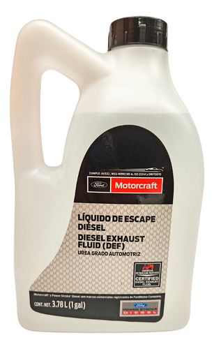 Liquido De Escape Diesel Motorcraft Garrafa 3.78 L
