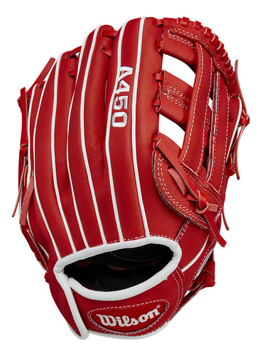 Guante Beisbol Wilson Infantil A450 Rojo 11 In