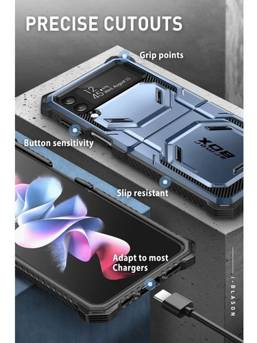 Case I-blason Para Galaxy Z Flip 4 Flip4 Protector 360° Tilt