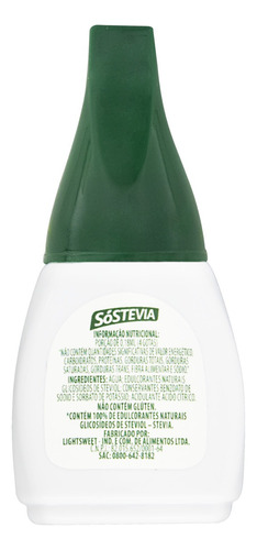 Adoçante Líquido Lowçucar SóStevia Caixa 25ml