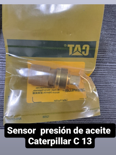 Sensor  Presión De Aceite Caterpillar C 13