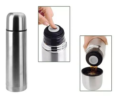 Vaso Térmico De Acero Termo Bala 5 Ml