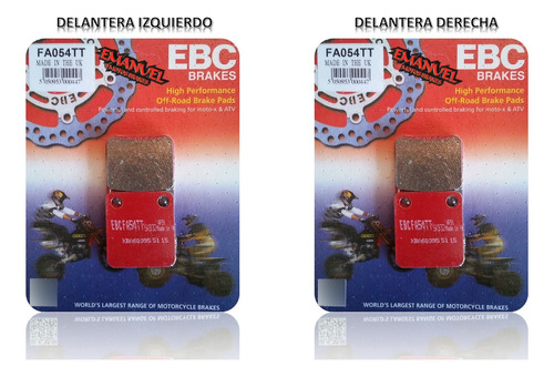 Pastillas Freno Ebc Brakes Yamaha Yfm 400 F (big Bear 4x4)