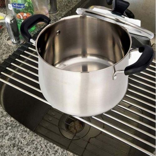 Imagem 2 de 10 de Esteira Escorredor Grelha De Alimentos E Louça Em Aço Inox