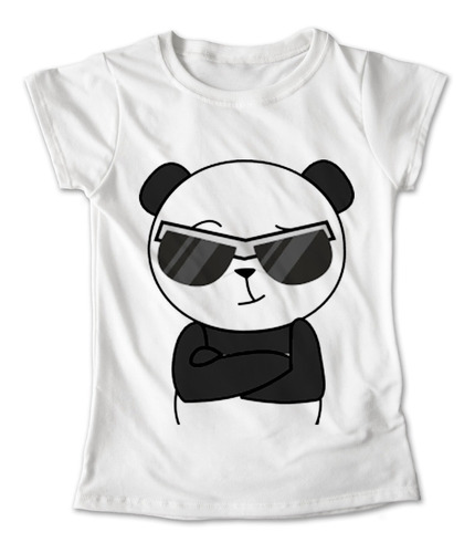 Blusa Oso Panda Colores Playera Estampado Lentes #228