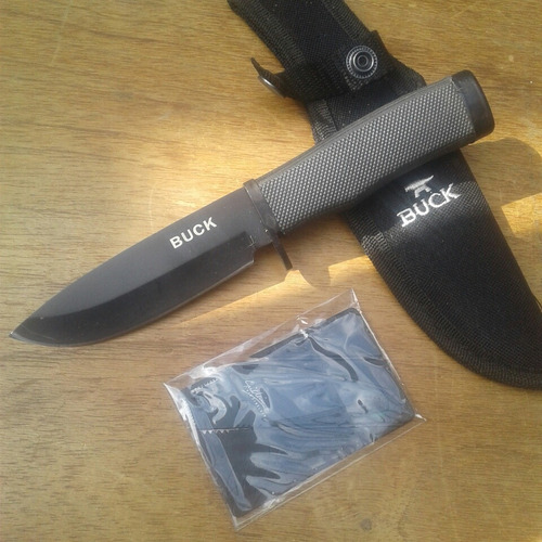 Cuchillo De Combate Buck + Navaja Tarjeta De Regalo.