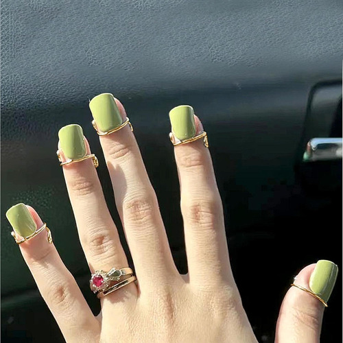 Anillo De Uñas Desmontable, Anillo Arte Uñas Ajustable Damas