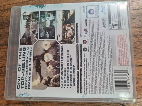 Ps3 Ghost Recon Advanced Warfighter 2_ Mídia Fisica (Usado)