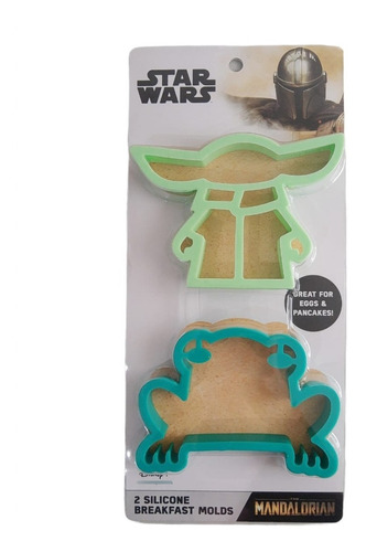 Moldes Silicona Star Wars Huevos Pancakes Baby Yoda 