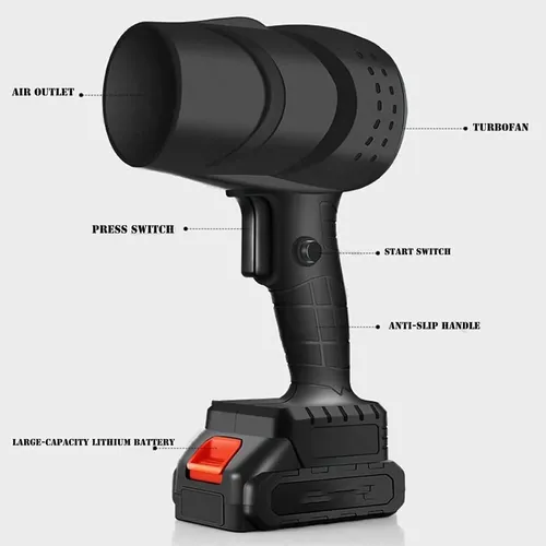 Turbo Jet Blower Inalámbrico Para Limpiar Y Soplar Nieve