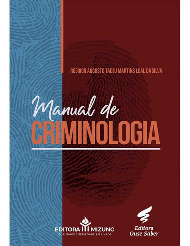 Manual De Criminologia