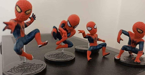 Set De 4 Minifiguras De Spiderman