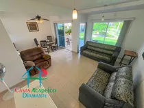 Comprar Cad Villas Playa Diamante 97. En Condominio Con Club De Playa. Terraza Con Salida Al Jardín Y Alberca