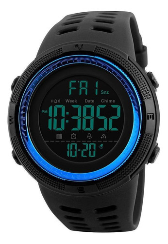 Reloj deportivo azul impermeable Skmei 1251 para hombre