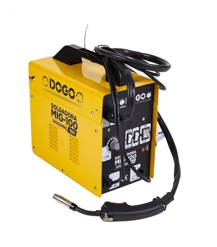 Soldadora Mma Dogo Alambre Flux 100amp C/torcha 220v