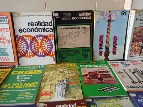 Revista Realidad Económica Y Libros 21 Total Lote (Usado)