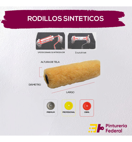 Rodillo El Galgo Esmaltar Y Barnizar N° 10 X 3 Unidades