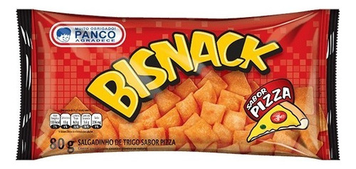 Salgadinho Bisnack Sabor Pizza Panco 80grs