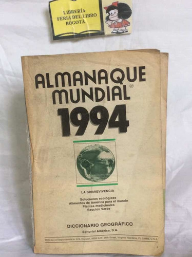 Almanaque Mundial - 1994 - Editorial America