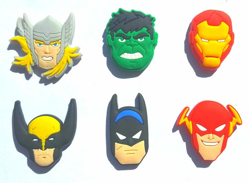 Imanes Para Refrigerador Superhéroes Marvel Avengers, 6 Unid