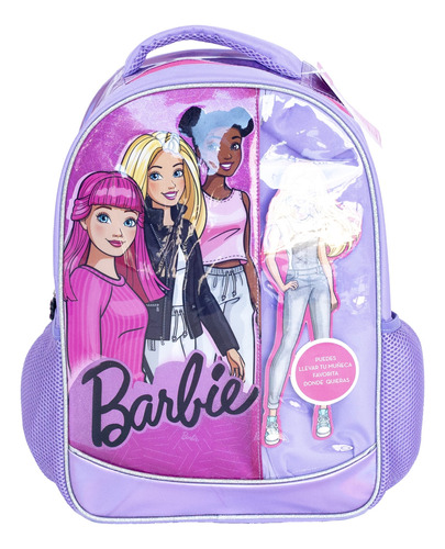 Mochila Con Bolsillo Barbie Without Doll