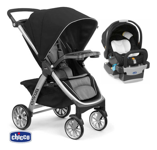 Cochecito Travel Chicco Bravo Huevito Keyfit Butaca + Base 