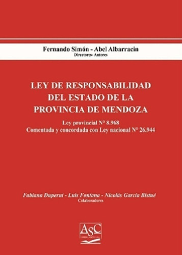 Ley De Responsabilidad Estado Provincia Mendoza Albarracin 