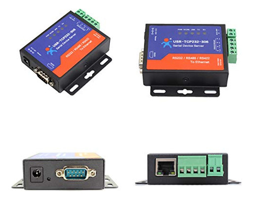 Âusr-tcp232-306 Serial To Ethernet Device Serial Rs232/rs485/rs422 To Ethernet Tcp/ip Server With Dhcp