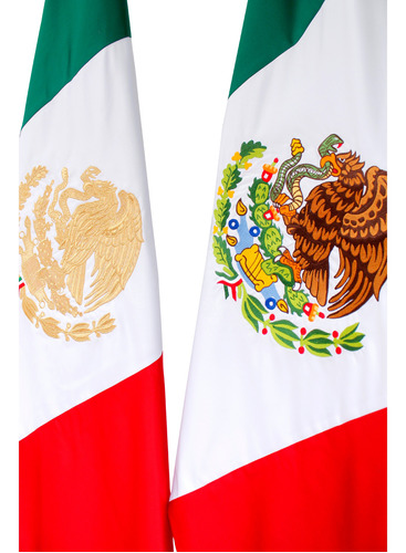 Bandera Mexico Bordada 
