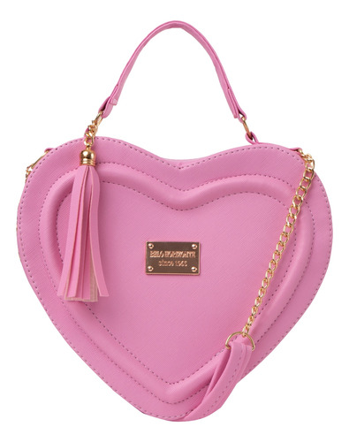 Bolsa Para Mujer Fana Corazon Color Rosa Lúcela