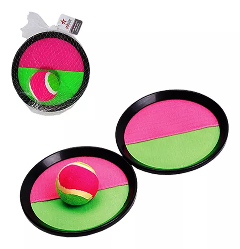 Jogo de Apanhar a Bola com Velcro Color Beach - Casa de Praia