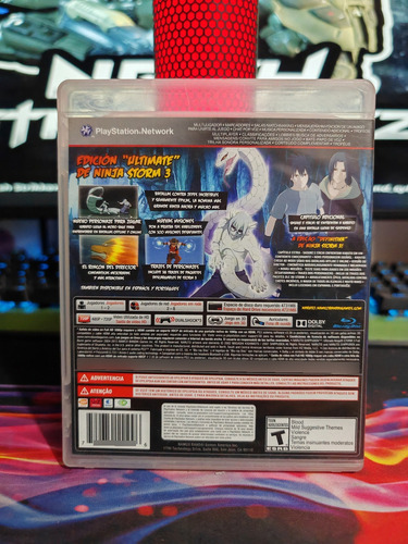 Naruto Shippuden Ultimate Ninja Storm 3 Full Burst Ps3 (Reacondicionado)