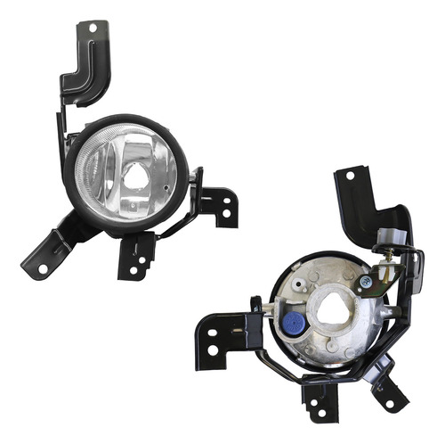 Farol Milha Crv 2007 2008 2009 Auxiliar Liso Com Suporte