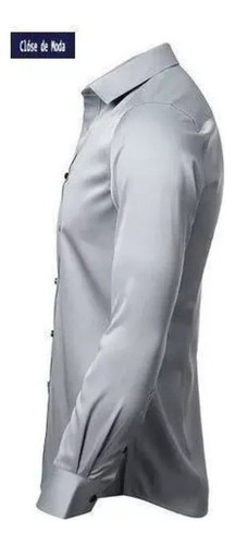 Camisa Elástica De Fibra De Bambú