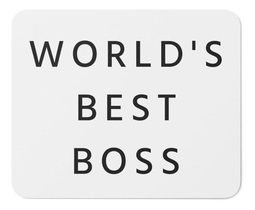 Mouse Pad - The Office - World Best Boss - 17x21 Cm