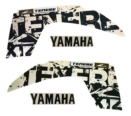 Conjunto Adesivos Yamaha Ténéré 250 Bege Ano 2013