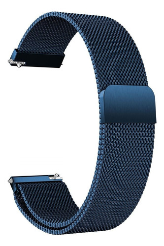 Pulseira Para Relógio Magnética Universal 20mm Cor Azul Largura 20 mm