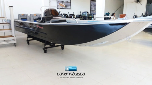 Lancha Alumínio Nublar 600 Pesca Com Motor 40hp Novo